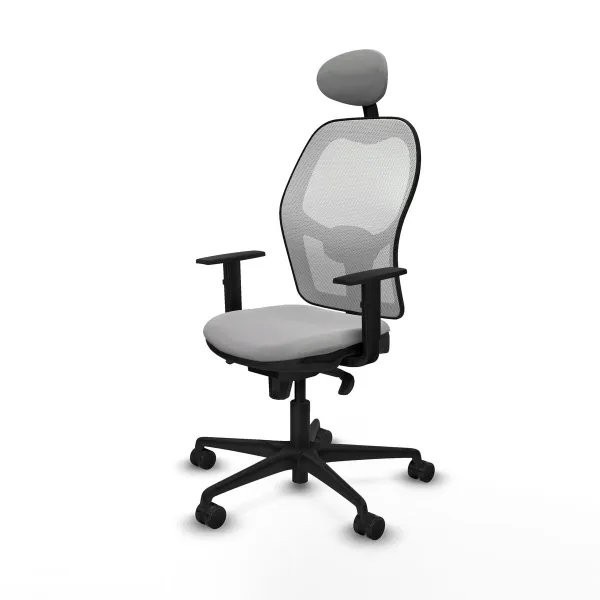 Office Chair with Headrest Jorquera Piqueras y Crespo 1D036N1 Light grey