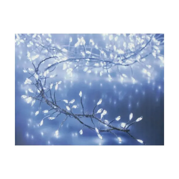 Wreath of LED Lights White 1,5 m