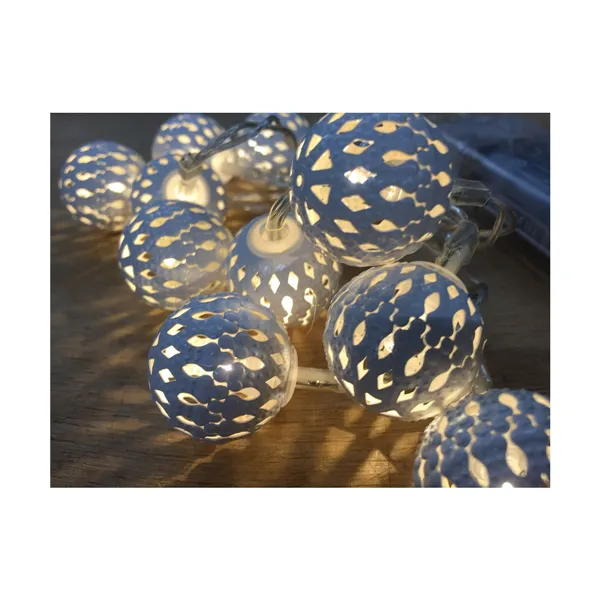 Wreath of LED Lights Decorative Lighting Silver