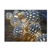 Wreath of LED Lights Decorative Lighting Silver