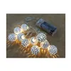 Wreath of LED Lights Decorative Lighting Silver