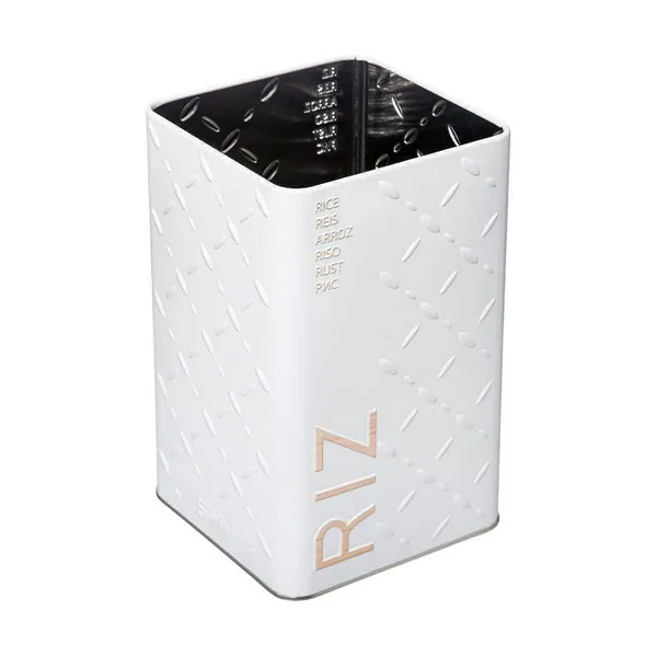 Multi-use Box Nature Scandi Metal White 1,25 kg