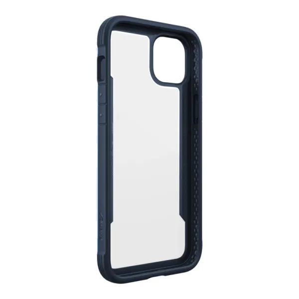X-Doria Raptic Shield - Aluminum Case for iPhone 14 Plus (Drop-Tested 3m) (Marine Blue)