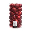 Christmas Baubles Decoris 37 Pieces Red Ø 6 cm