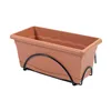 Planter with Dish Plastiken Terracotta polypropylene 40 x 24 cm