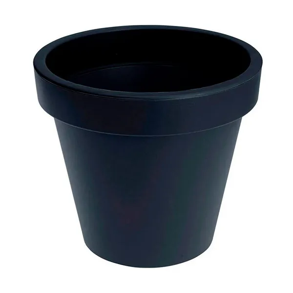 Plant pot Plastiken Anthracite polypropylene Ø 25 cm