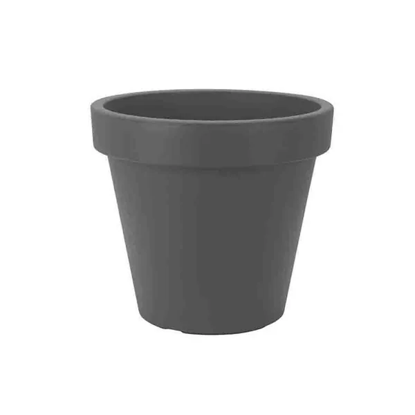 Plant pot Plastiken Anthracite polypropylene Ø 30 cm