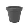 Plant pot Plastiken Anthracite polypropylene Ø 30 cm