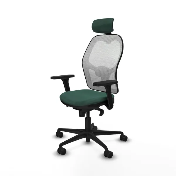 Office Chair with Headrest Jorquera Piqueras y Crespo 3D036N2 Green