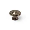 Doorknob Rei Aged finish Ø 35 x 26 mm Circular Metal 4 Pieces Worn