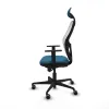 Office Chair with Headrest Jorquera Piqueras y Crespo 1D036G1 White Petroleum green