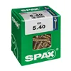 Box of screws SPAX Yellox Wood Flat head 100 Pieces (5 x 40 mm)