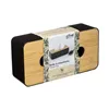 Handkerchief or scarf box 5five 25 x 13 x 8.7 cm Black Bamboo