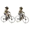 Decorative Figure DKD Home Decor 24,5 x 10 x 25,5 cm Multicolour Pair (2 Units)