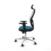 Office Chair with Headrest Piqueras y Crespo 2D086G2 White Petroleum green