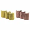 Basket set DKD Home Decor Polyester 38 x 38 x 40 cm (2 Units)