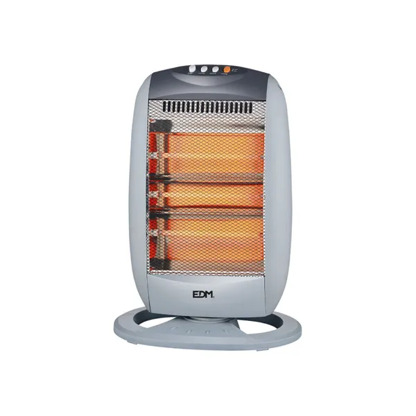 Quartz Heater EDM 07136 Black 1200 W