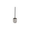 Toilet Brush DKD Home Decor Black Cement White 10 x 10 x 36 cm