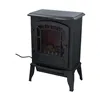 Decorative Electric Chimney Breast Classic Fire Torino Black 2000 W 56,5 x 24 x 38 cm