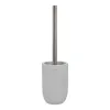 Toilet Brush DKD Home Decor 10 x 10 x 37 cm Cement Stainless steel White