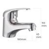 Mixer Tap EDM Stainless steel