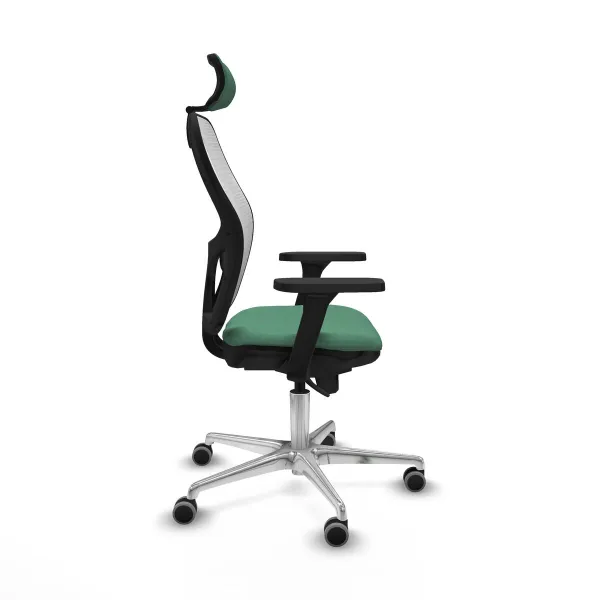 Office Chair with Headrest Piqueras y Crespo 3D086G2 Emerald Green