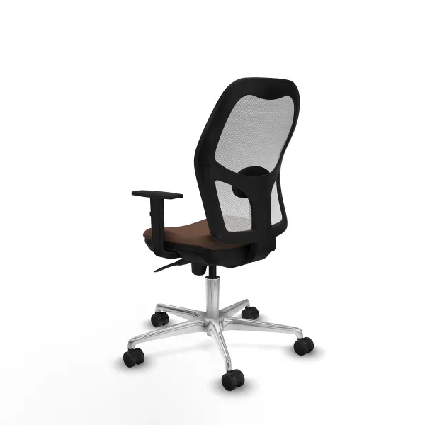Office Chair Piqueras y Crespo 1D086N0 White Dark brown