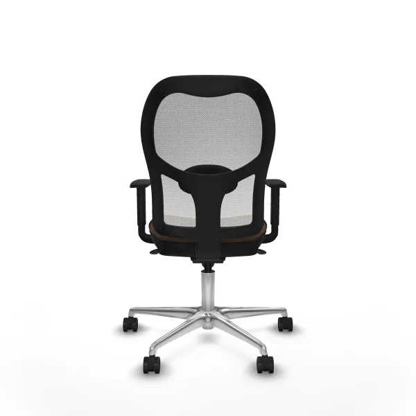 Office Chair Piqueras y Crespo 1D086N0 White Dark brown