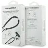 Karl Lagerfeld Crossbody Strap Ikonik Charm - Universal Phone Strap / USB-C to USB-C Cable 1.5m (Black)