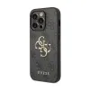 Guess 4G Big Metal Logo - Case for iPhone 15 Pro (Grey)