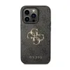 Guess 4G Big Metal Logo - Case for iPhone 15 Pro (Grey)