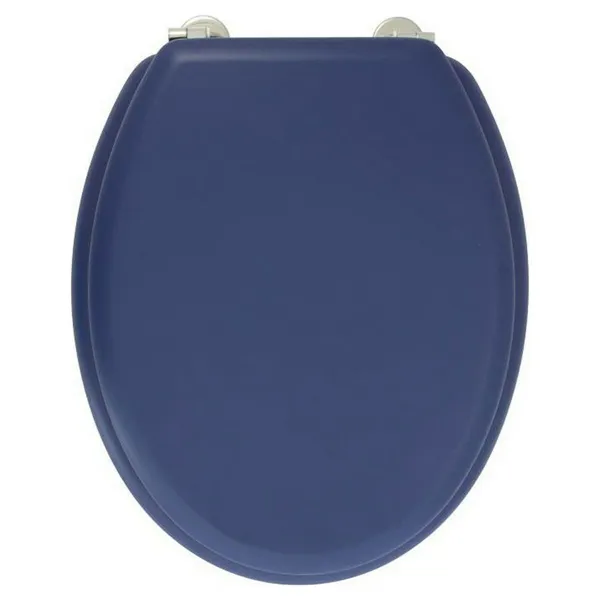 Toilet Seat Gelco Dolce Navy Blue MDF Wood