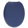 Toilet Seat Gelco Dolce Navy Blue MDF Wood