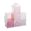 Shelves Atmosphera Pink Castle Children's Modular polypropylene (95,5 x 32 x 109 cm)