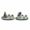 Decorative Figure DKD Home Decor 32 x 16,5 x 15,5 cm Oriental Garden (2 Units)