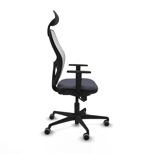 Office Chair with Headrest Jorquera Piqueras y Crespo 1D036G1 Dark grey