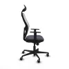 Office Chair with Headrest Jorquera Piqueras y Crespo 1D036G1 Dark grey