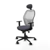 Office Chair with Headrest Jorquera Piqueras y Crespo 1D036N1 Dark grey
