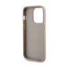 Guess 4G Strass Metal Logo - Case for iPhone 15 Pro (Gold)