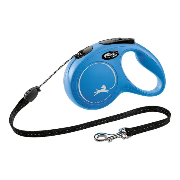 Koerarihm Flexi NEW CLASSIC 3 m sinine XS