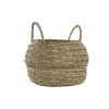 Decorative basket DKD Home Decor Natural Seagrass Boho 40 x 40 x 30 cm