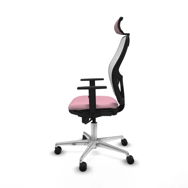 Office Chair with Headrest Piqueras y Crespo 1D086N2 Pink