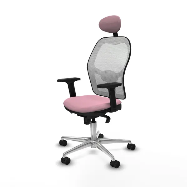 Office Chair with Headrest Piqueras y Crespo 2D086N1 Pink