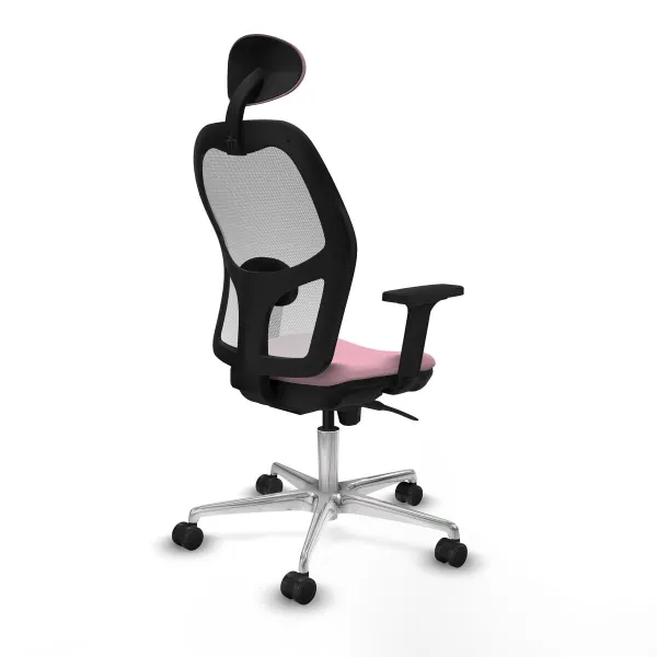 Office Chair with Headrest Piqueras y Crespo 2D086N1 Pink