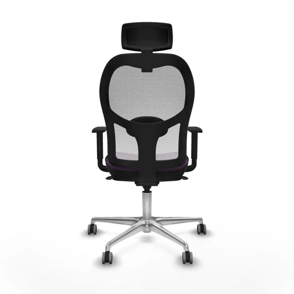 Office Chair with Headrest Piqueras y Crespo 1D086G2 Purple
