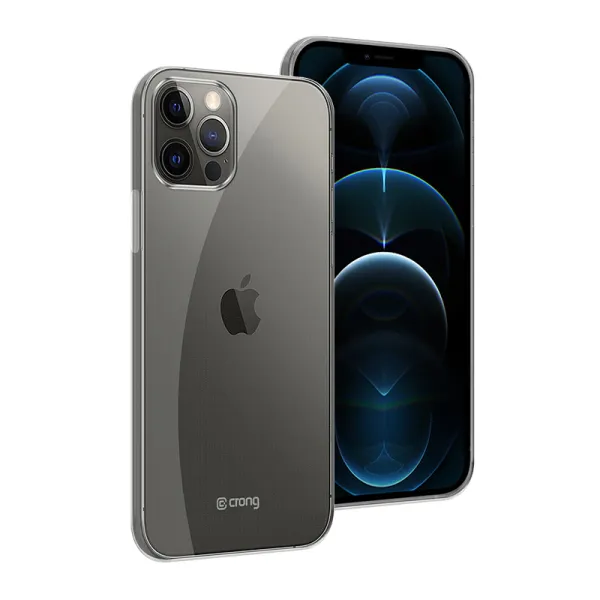 Crong Crystal Slim Cover - iPhone 12 Pro Max Case (Clear)