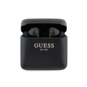 Guess Printed Logo - TWS Bluetooth headphones + charging case (black)