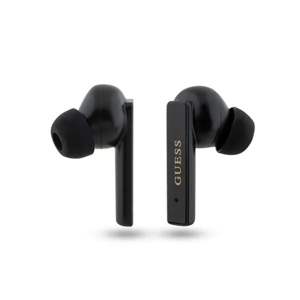 Guess Printed Logo - TWS Bluetooth headphones + charging case (black)