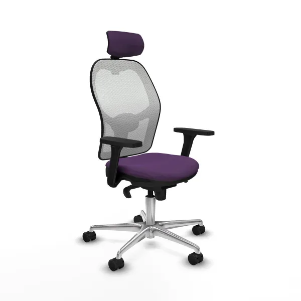 Офисный стул с изголовьем Piqueras y Crespo 3D086N2 Фиолетовый