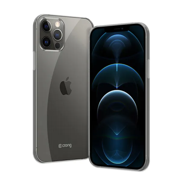 Crong Crystal Slim Cover - iPhone 12 Pro Max Case (Clear)